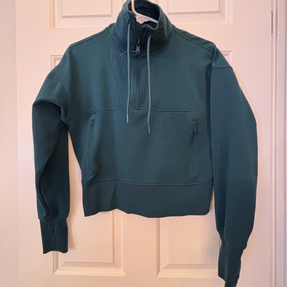 Old navy Teal Half-Zip Pullover